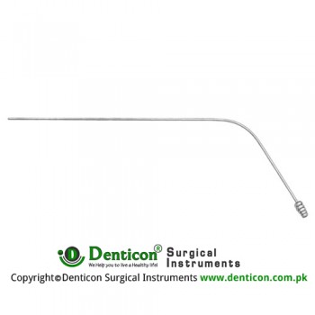 Yasargil Suction Tube With Luer Hub Stainless Steel, Working Length - Diameter 130 mm - 3.5 mm Ø 